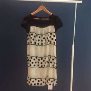 Cute cap-sleeved sheer dress